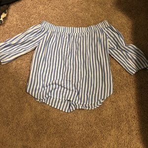 Off the shoulder top